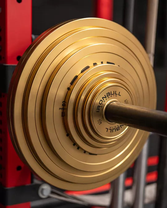 Premium Gold Plates and Weight Sets (LB) - Perfect for Gym, Home Workouts, and Strength Training