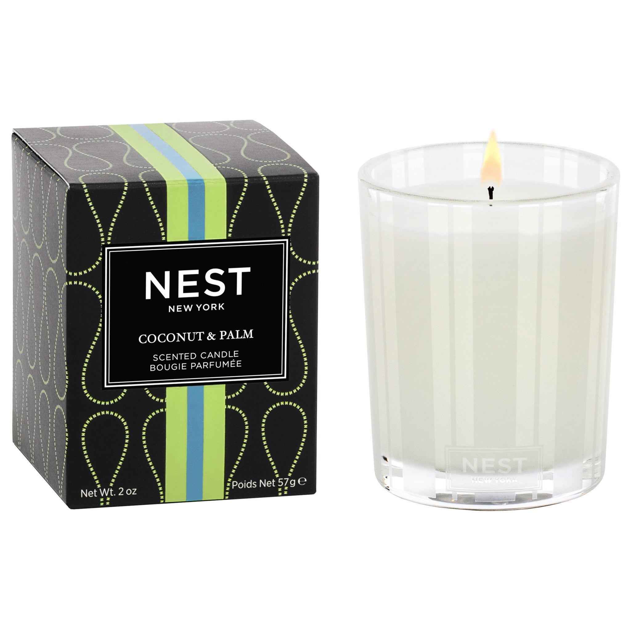 Natural Coconut & Palm Wax Candle - Handmade Eco-Friendly Soy Blend for Home, Relaxation & Aromatherapy - Perfect for Yoga, Meditation & Romantic Dinners