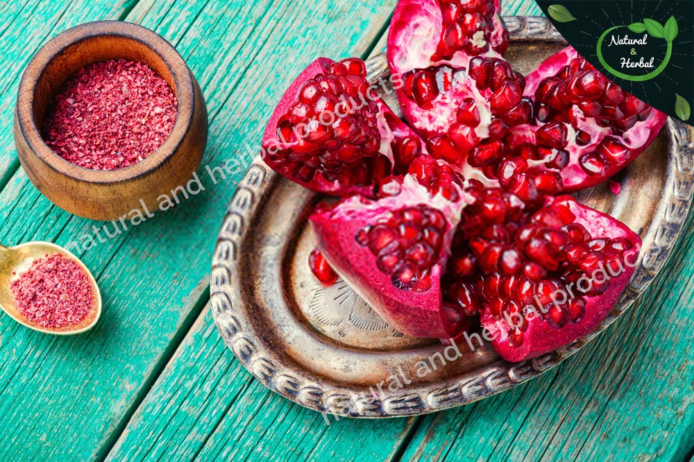 Organic Pomegranate Peel Powder (100Gm) - Punica Granatum for Skin Care, Hair Growth, Immunity Booster & Diabetes Support | Natural Face Mask, Skin Brightening, Even Skin Tone | Perfect for DIY Beauty Recipes, Healthy Drinks & Wellness Routines