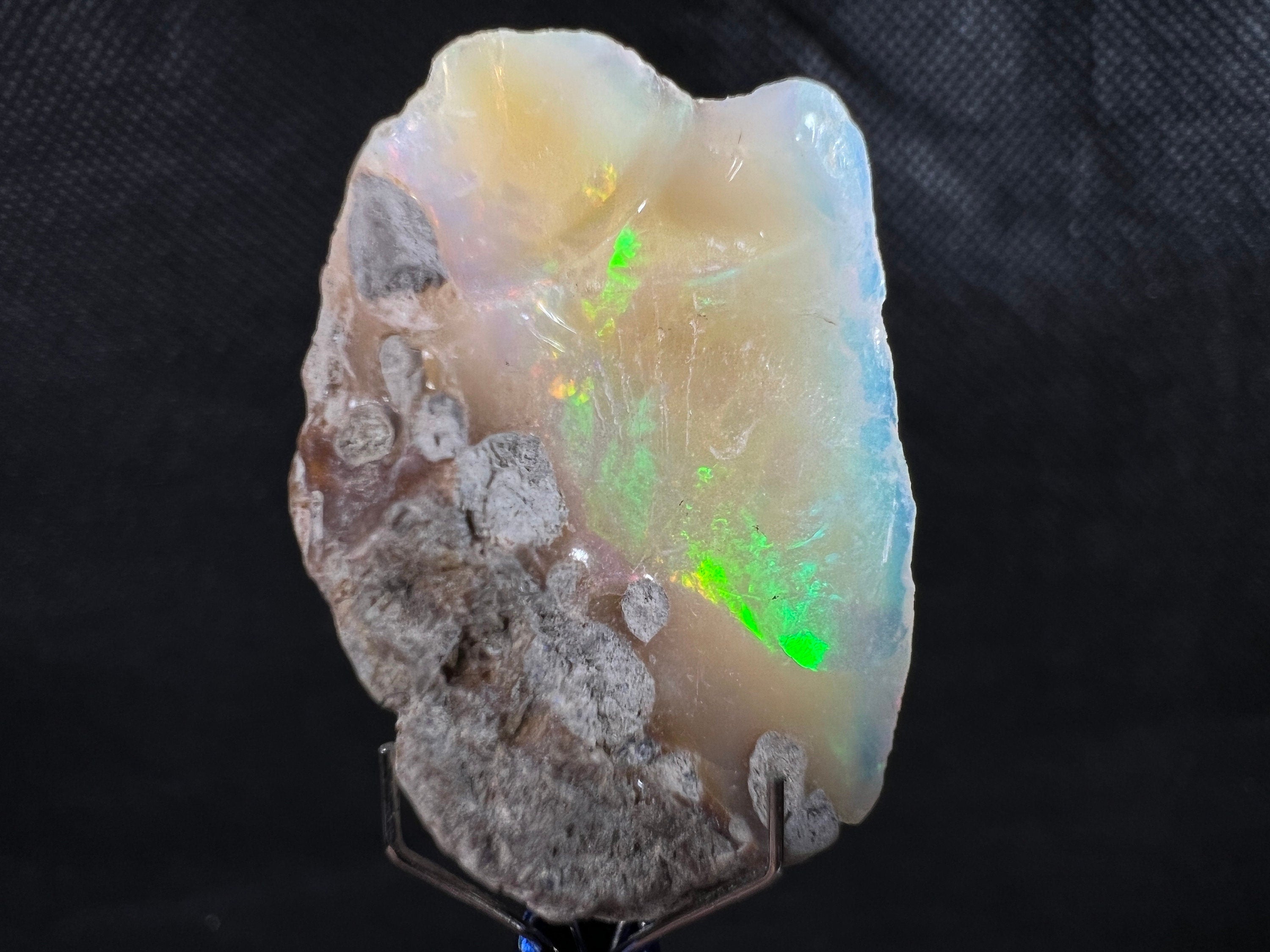 Premium 4A+ Welo Opal Raw Crystal - Natural Cutting Grade Ethiopian Opal, October Birthstone Jewelry Making (50720) | Perfect for Gem Collectors, Wire Wrapping & Unique Handmade Jewelry Designs