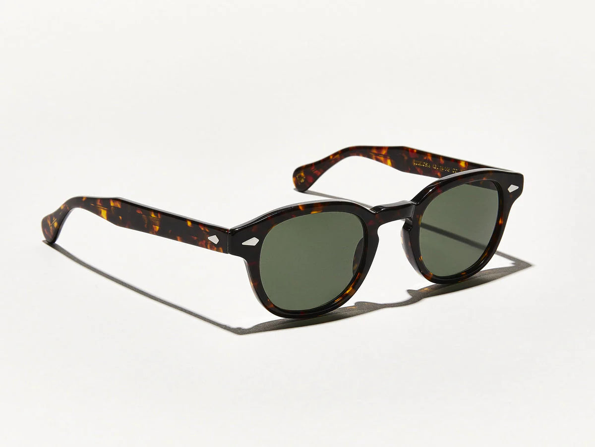 Moscot Lemtosh Tortoise 52mm G15 Eyeglasses - Classic Retro Style for Men & Women - Perfect for Office, Reading & Fashion Accessories