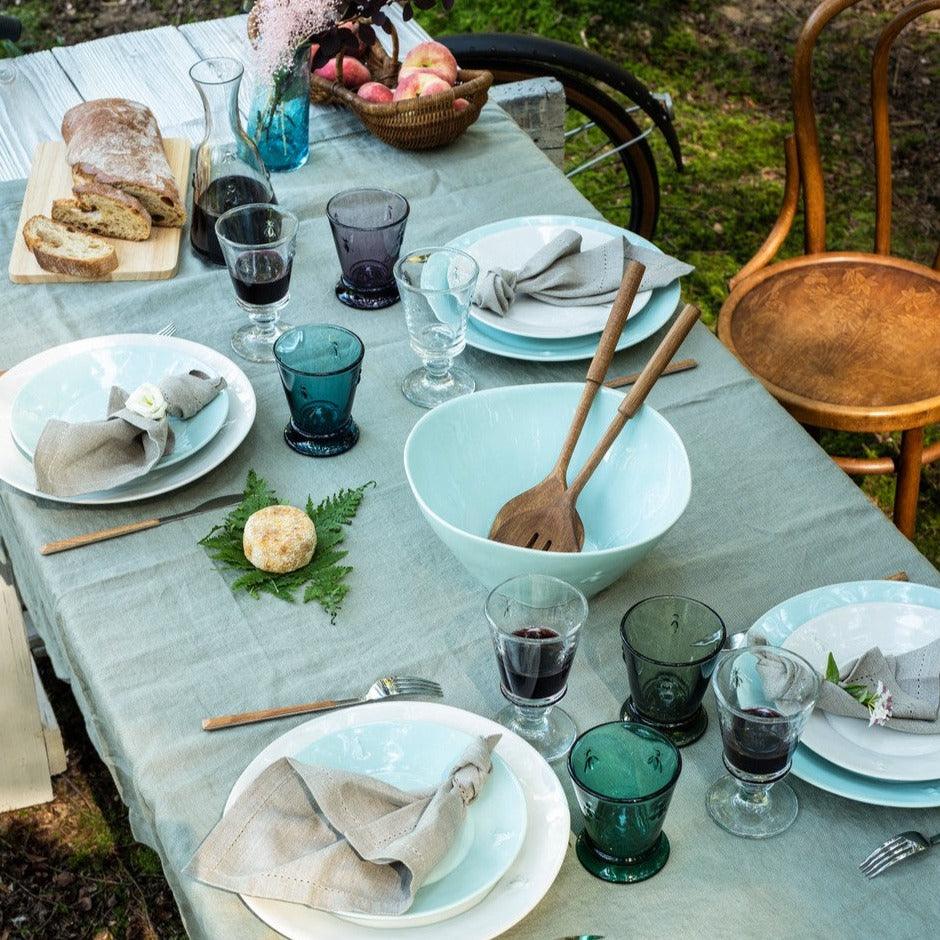 Eco-Friendly Bee Ceramic Dinner Plate Set of 4 - Handmade Stoneware Plates for Everyday Dining, Kitchen & Restaurant Use - Perfect for Breakfast, Lunch & Dinner Tableware