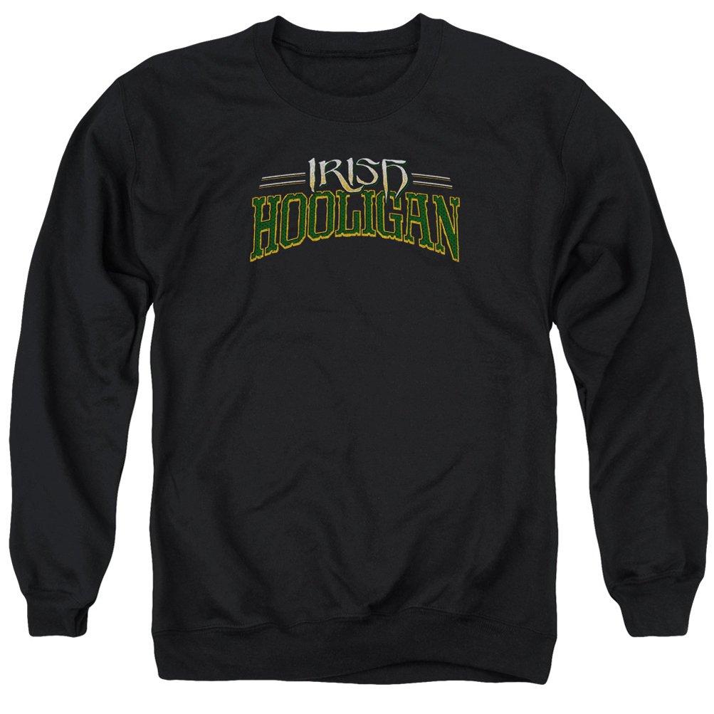 St. Patrick's Day Sweatshirt - Irish Hooligan Graphic Pullover Hoodie for Men & Women | Perfect for Pub Crawls, Parades & Irish-Themed Parties