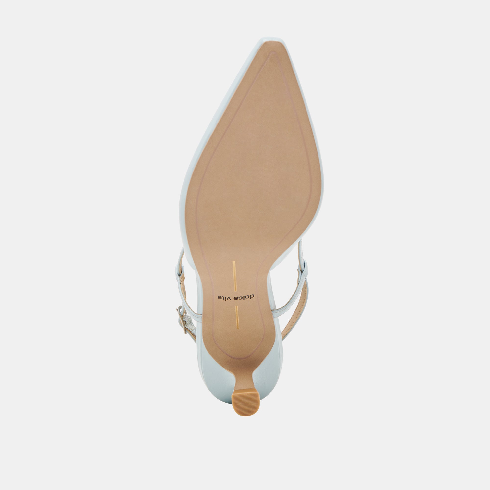 ODELA Women's High Heels - Ice Blue Genuine Leather Pumps for Party, Wedding & Evening Events