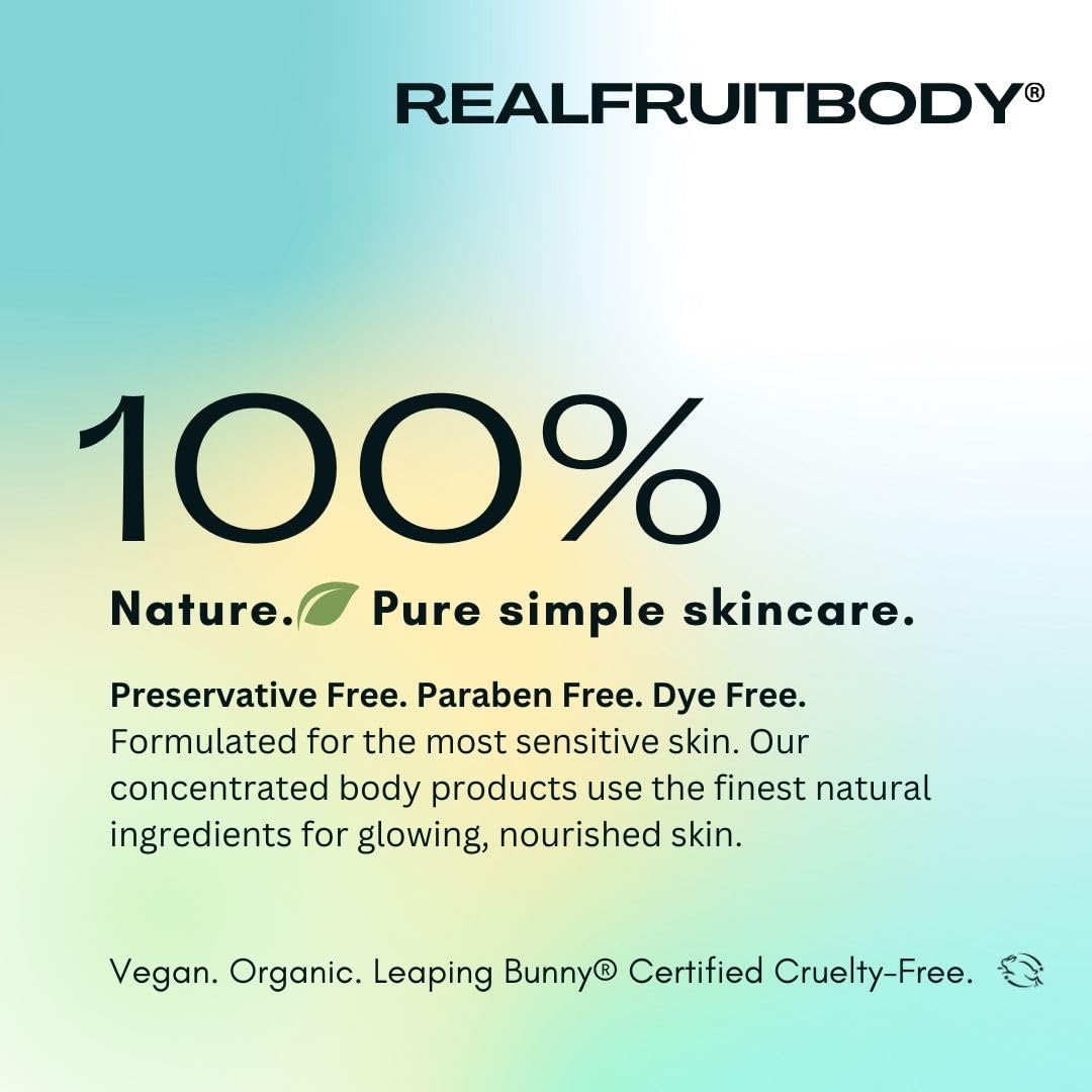 Real Fruit Body® Kakadu Plum Exotic Oil Serum - 100% Pure & Natural, Cold-Pressed, Organic, Vegan, Leaping Bunny Certified Cruelty-Free Face & Hair Oil (2 Fl Oz | 60ml) - Hydrating Skincare & Nourishing Hair Treatment for Dry Skin & Damaged Hair