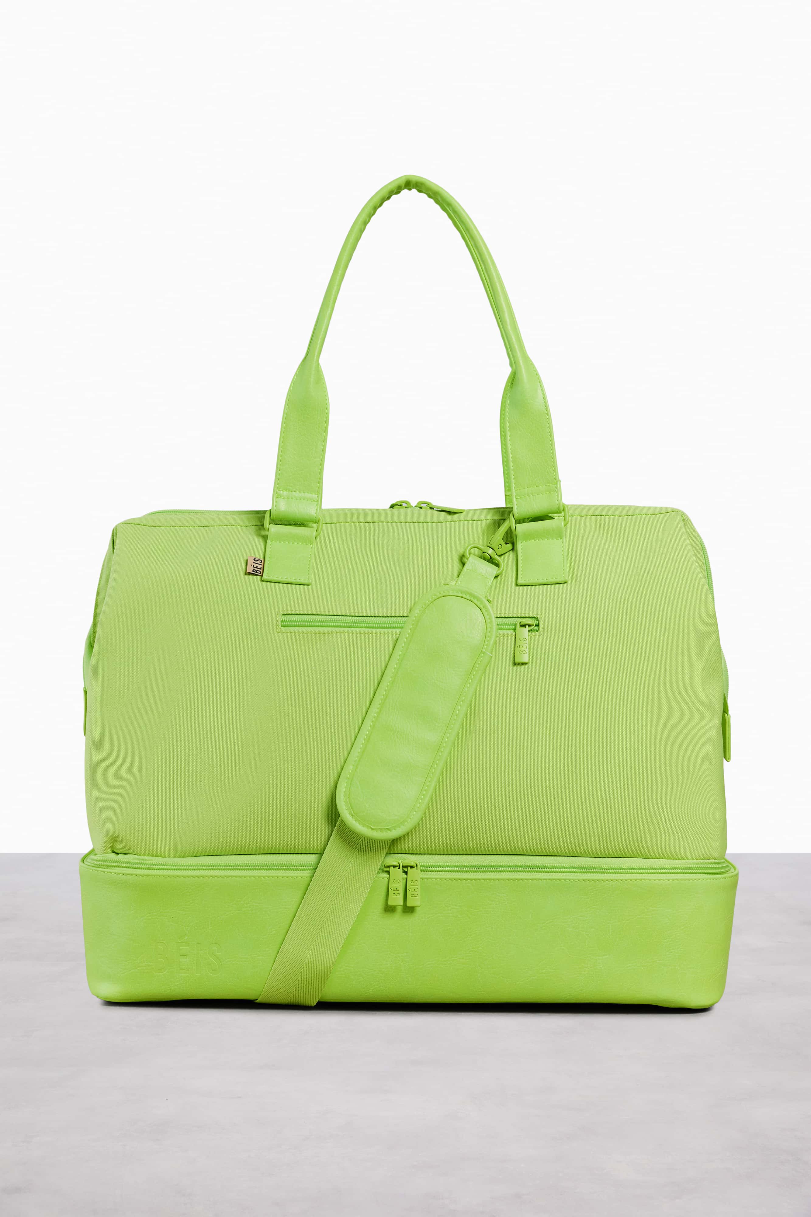 The Weekender Duffle Bag in Citron - Lightweight Travel Duffel for Gym, Weekend Trips & Carry-On Luggage