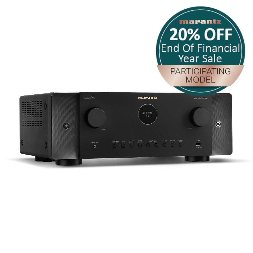 Marantz Cinema 60 7.2 Channel AV Receiver - Premium Home Theater Sound System for Movies, Music & Gaming | Dolby Atmos & DTS:X Support