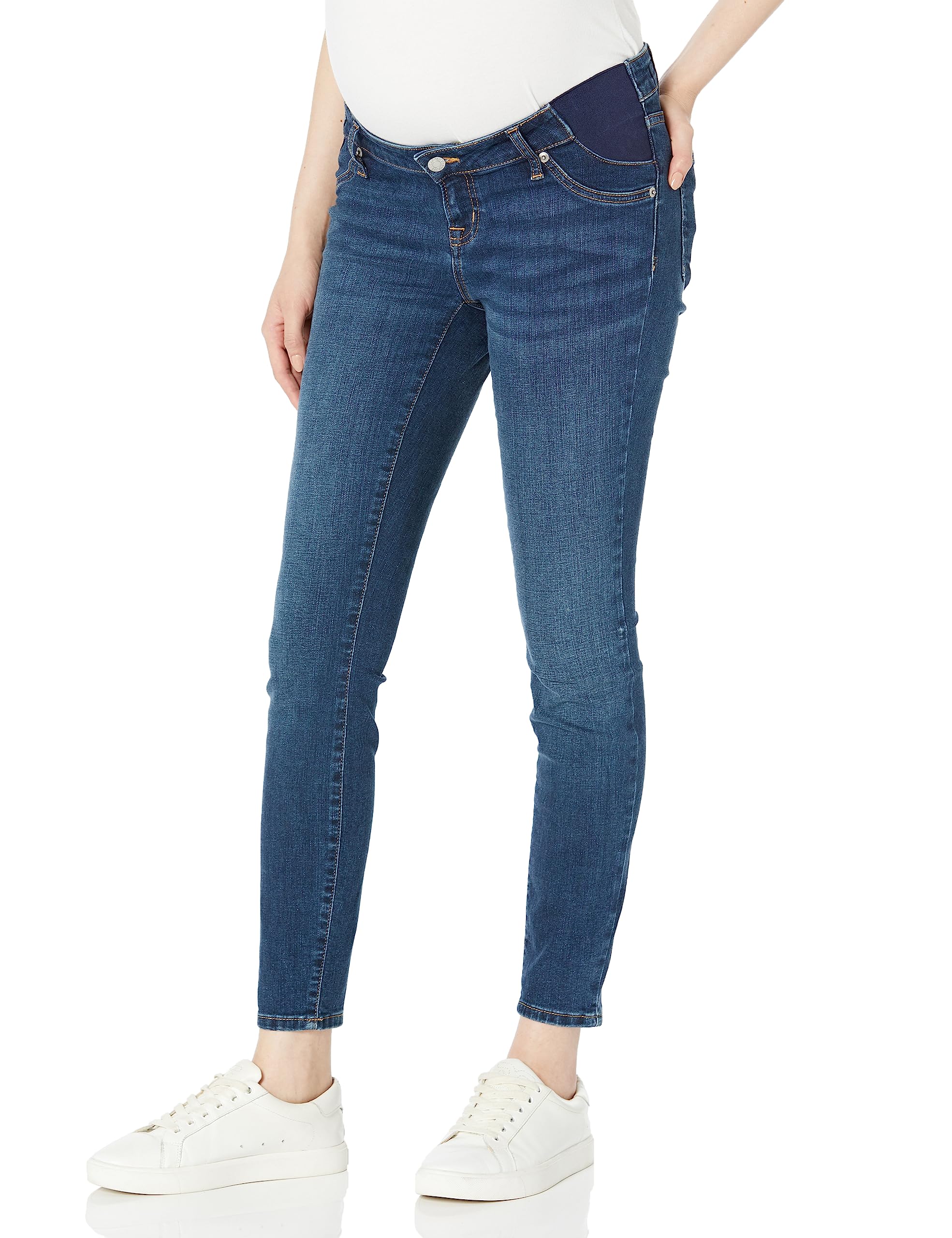 GAP Women's Maternity Skinny Jeans with Stretch Inset Panel - Comfortable Pregnancy Denim for Everyday Wear & Work