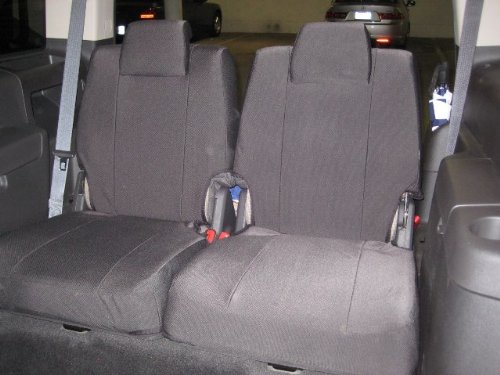 2008-2011 Ford Flex Custom Seat Covers FD44 X8 - Complete 3 Row Set in Graphite Twill Fabric | Premium Exact Fit Protection for Family Road Trips & Daily Commutes