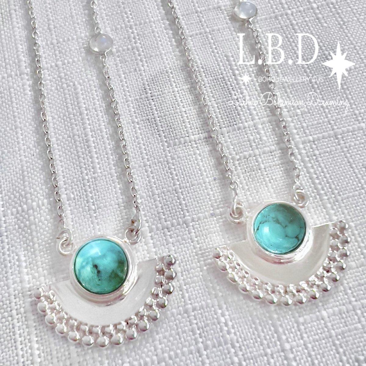 Dare To Dream Turquoise Necklace for Women - Elegant Boho Jewelry Gift for Her - Perfect for Casual Wear, Parties & Special Occasions