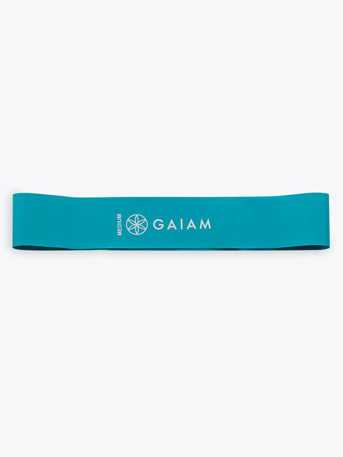 Gaiam Mini Resistance Bands Set - 3 Pack with Different Resistance Levels for Home Workouts, Yoga, Pilates & Physical Therapy