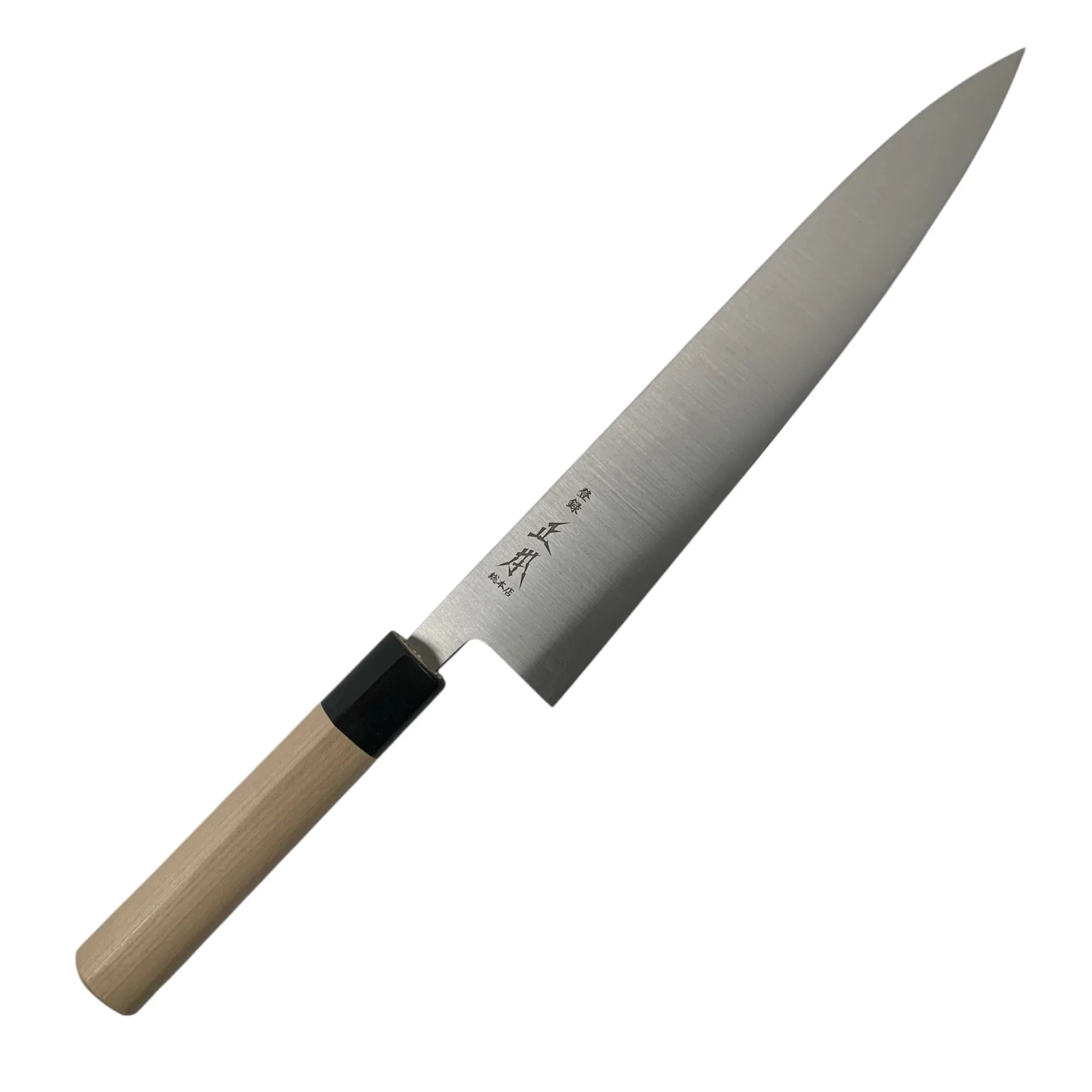 Masamoto KS Gyuto 240mm Japanese Chef Knife - High Carbon Steel Kitchen Knife for Professional Chefs & Home Cooking - Perfect for Slicing, Dicing & Meat Cutting