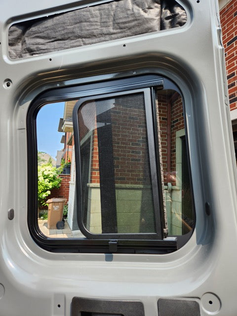 2014+ RAM ProMaster Passenger Side Rear Cargo Half Slider Window Replacement | AM Auto PB07 RB HSS 2 P | Van Accessories for Cargo Management & Delivery Services