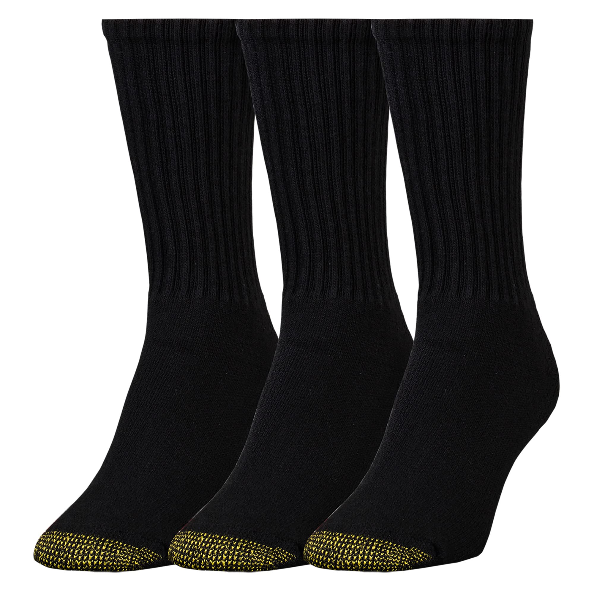 GOLDTOE Women's Ultra Tec Crew Socks 3 Pack - Soft Comfortable Athletic Socks for Running, Hiking & Everyday Wear