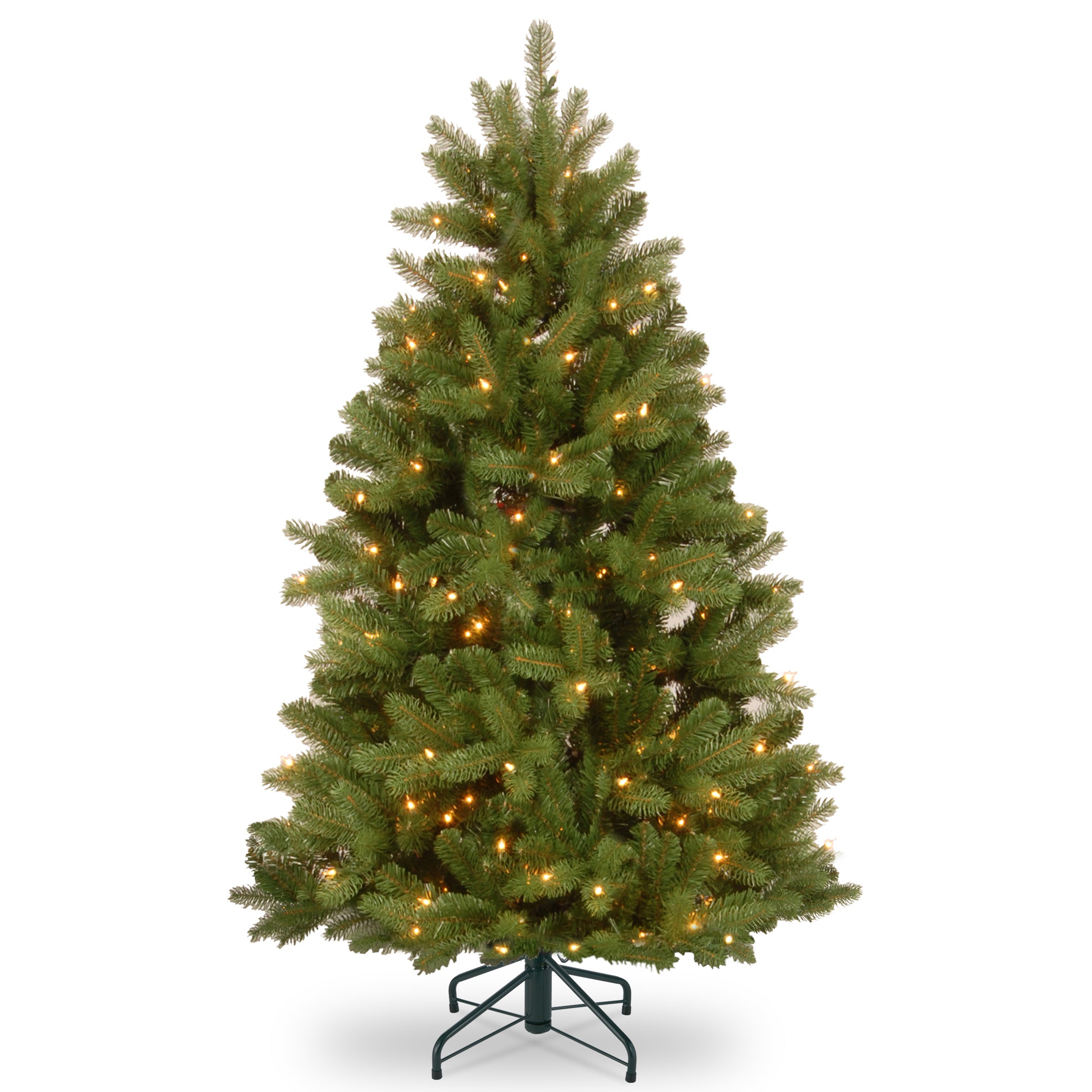 5 ft. Pre-Lit Newberry Spruce Artificial Christmas Tree with Dual Color LED Lights - Perfect for Home, Office & Holiday Decorations