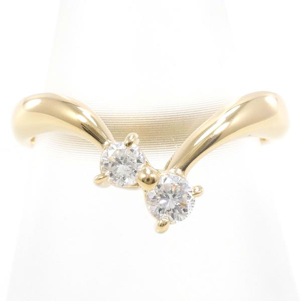 18K Yellow Gold Diamond Ring for Women - Elegant Solitaire Engagement & Wedding Band - Perfect for Proposals, Anniversaries, and Special Occasions