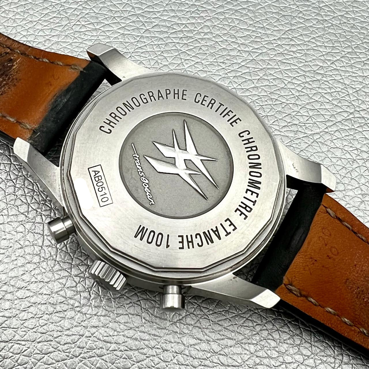 Breitling Transocean Chronograph Unitime Men's Luxury Watch - Stainless Steel Case, World Time Function - Perfect for Business Travel & Formal Occasions
