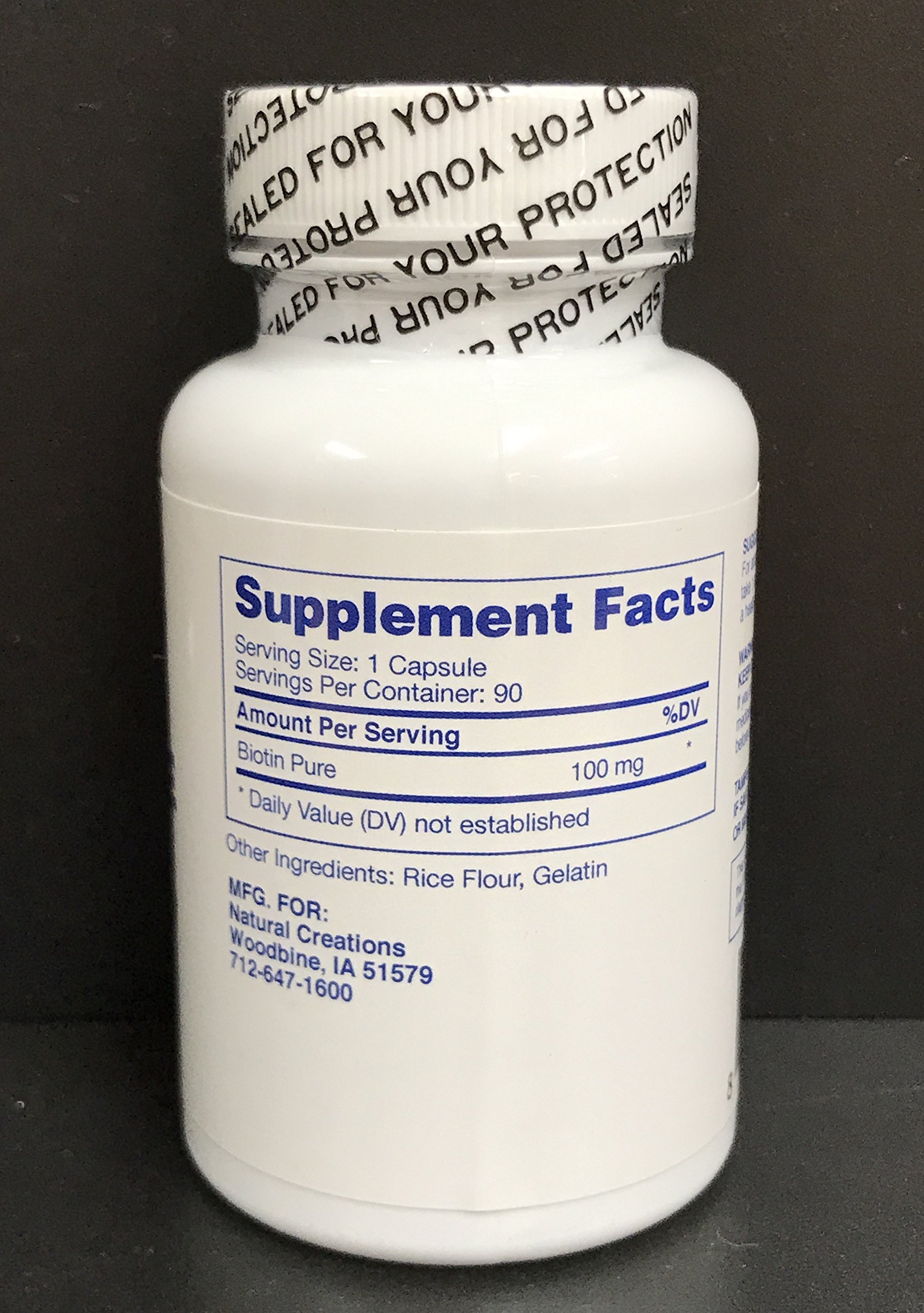 High Dose Biotin Supplement Bundle - 4 Bottles x 90 Capsules for Hair, Skin & Nails Growth | 360-Day Supply for Women & Men | Supports Healthy Hair Growth & Strong Nails