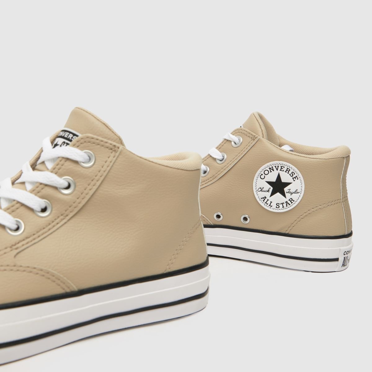 Converse Men's All Star Malden Mid Stone Sneakers - Classic High-Top Canvas Shoes for Casual Wear & Street Style