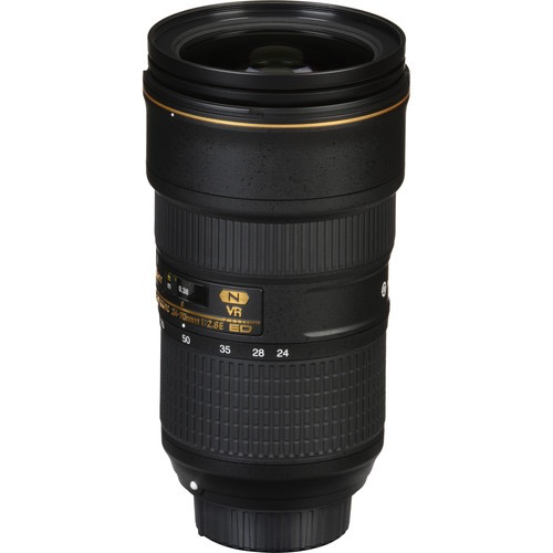 Nikon AF-S NIKKOR 24-70mm f/2.8E ED VR Lens - Professional Full Frame DSLR Camera Zoom Lens with Vibration Reduction - Perfect for Portrait, Wedding, and Event Photography