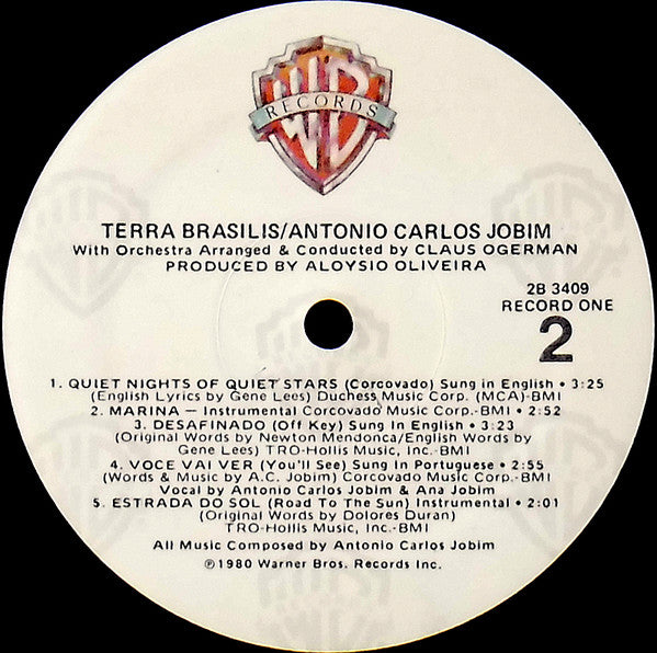 Antonio Carlos Jobim Terra Brasilis Vinyl 2xLP Album Limited Edition Special Pressing – Perfect for Jazz Collectors & Brazilian Music Lovers