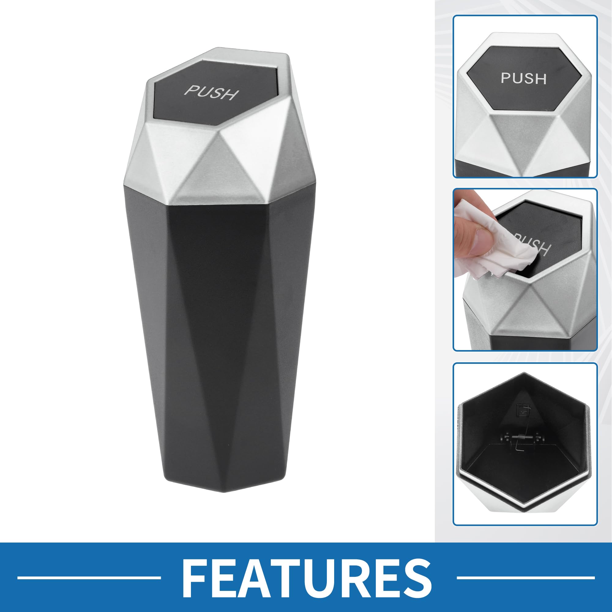 Portable Car Trash Can - 3.5