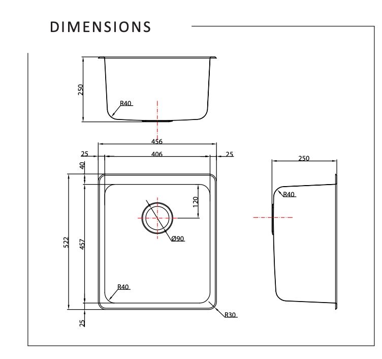 Abey LSV45 Leichardt Stainless Steel Kitchen Sink - Heavy Duty Commercial Grade, Undermount or Drop-In Installation - Perfect for Restaurants, Home Kitchens & Renovations