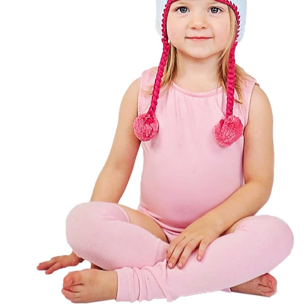 Girls Blossom Pink Leg Warmers - Soft Knit Winter Leg Warmers for Kids, Toddler & Baby Girls - Perfect for Dance, Ballet, Gymnastics & Cold Weather