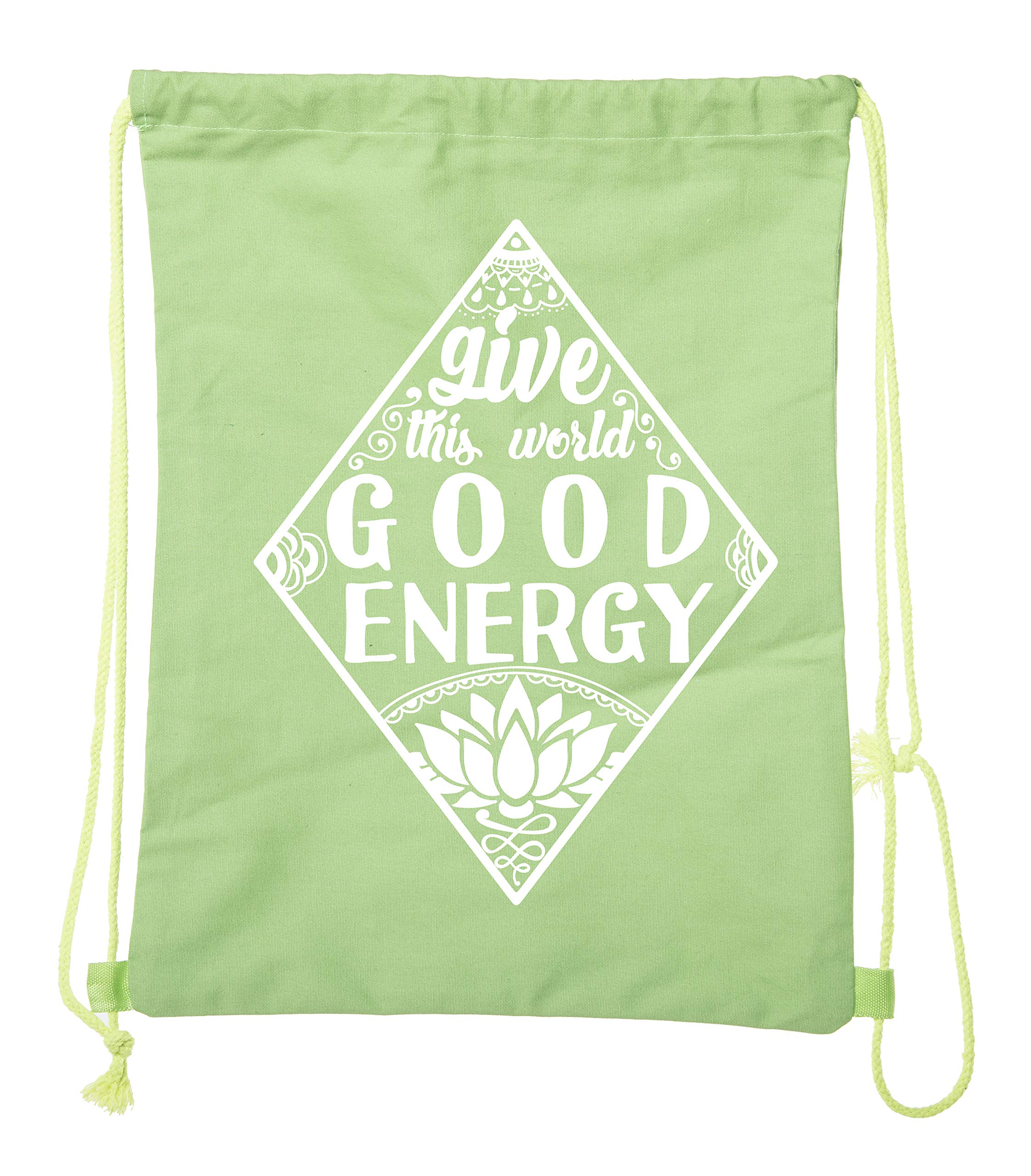Premium Cotton Drawstring Yoga Gym Bag - Lightweight & Durable for Yoga Blocks, Clothes & Accessories - Perfect for Yoga Class, Gym Workout & Travel