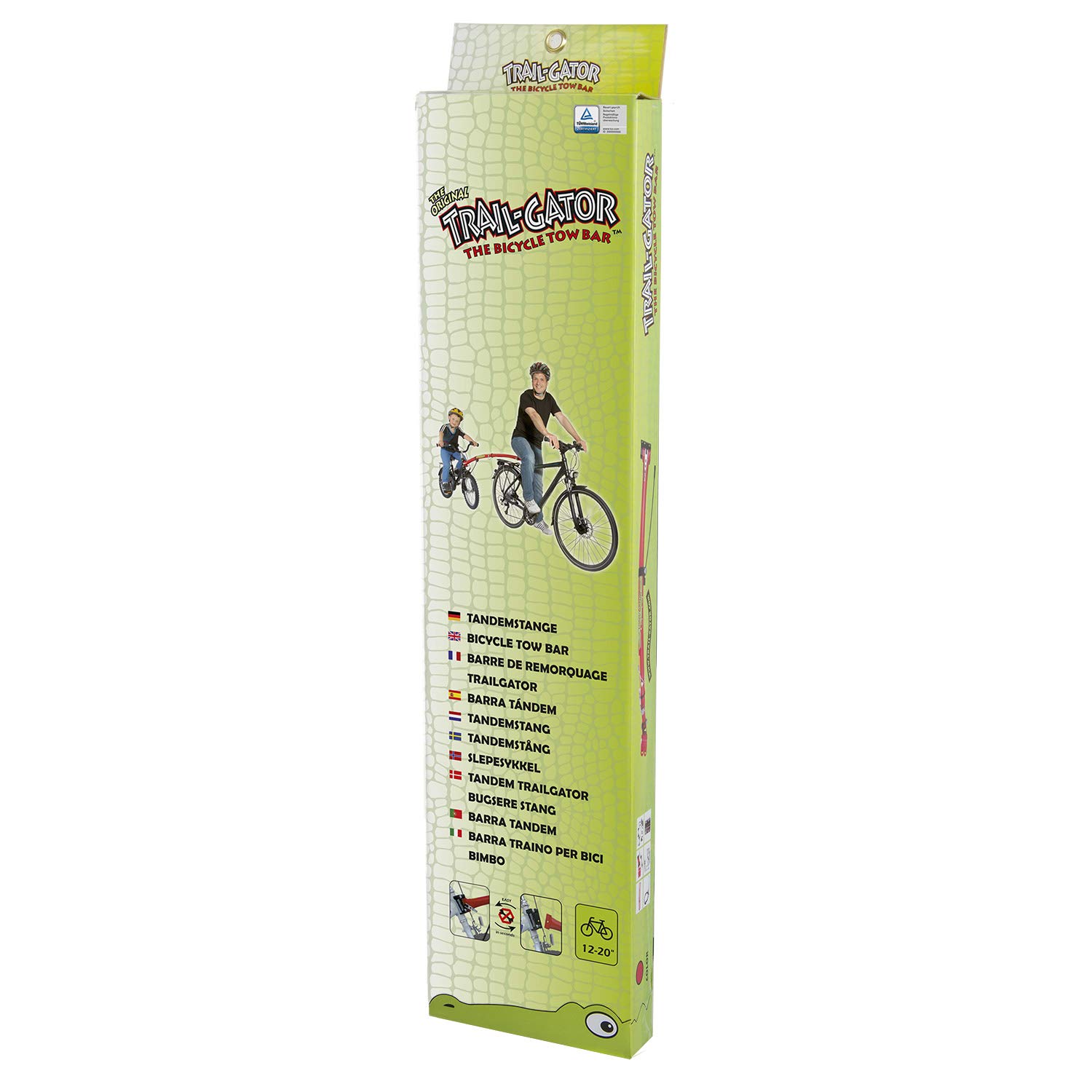 Trail Gator Bike Tow Bar & Accessories for Kids - Safe & Easy Bicycle Towing System for Family Rides, Camping & Outdoor Adventures