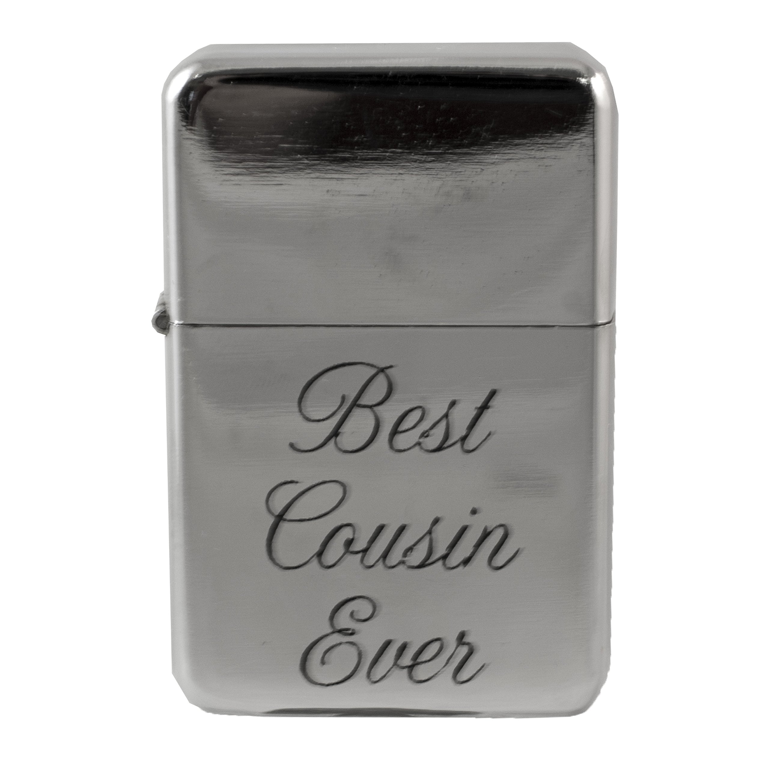 Best Cousin Ever HPC Lighter - Premium Refillable Butane Lighter by Star International Inc - Perfect for Camping, BBQ, Outdoor Adventures & Gifts