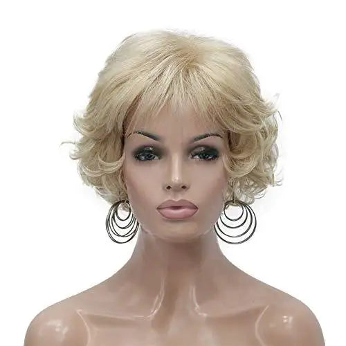 Short Layered Pre-Styled Synthetic Wig for Women - Heat Resistant & Natural Look - Perfect for Cosplay, Daily Wear & Special Occasions