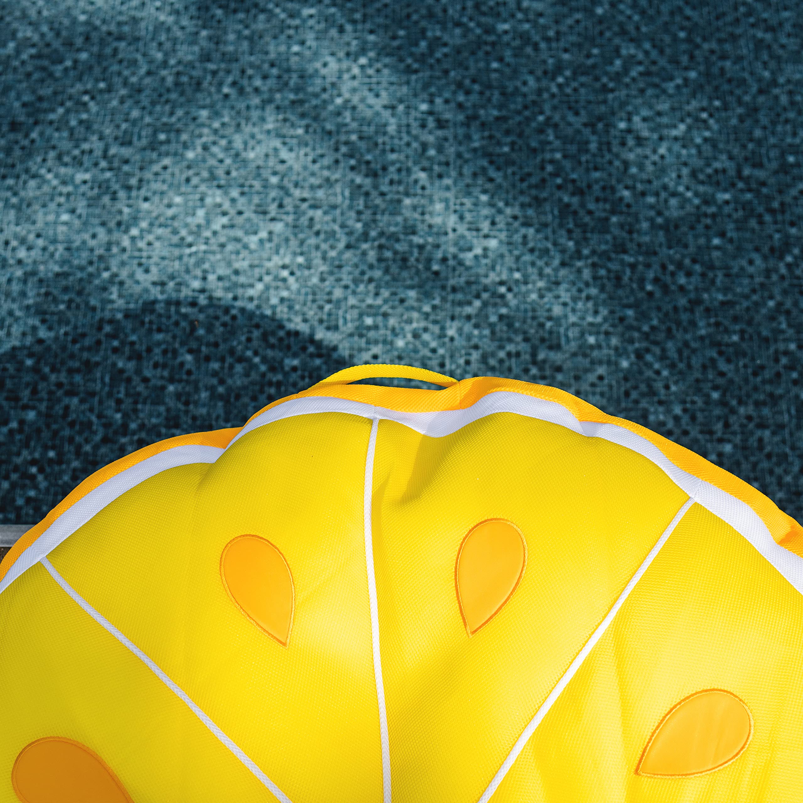 Big Joe Fruit Pool Floats - No Inflation Required, Quick-Drying Fabric, Round Pool Loungers & Noodles - Perfect for Summer Pool Parties, Beach Vacations & Backyard Relaxation