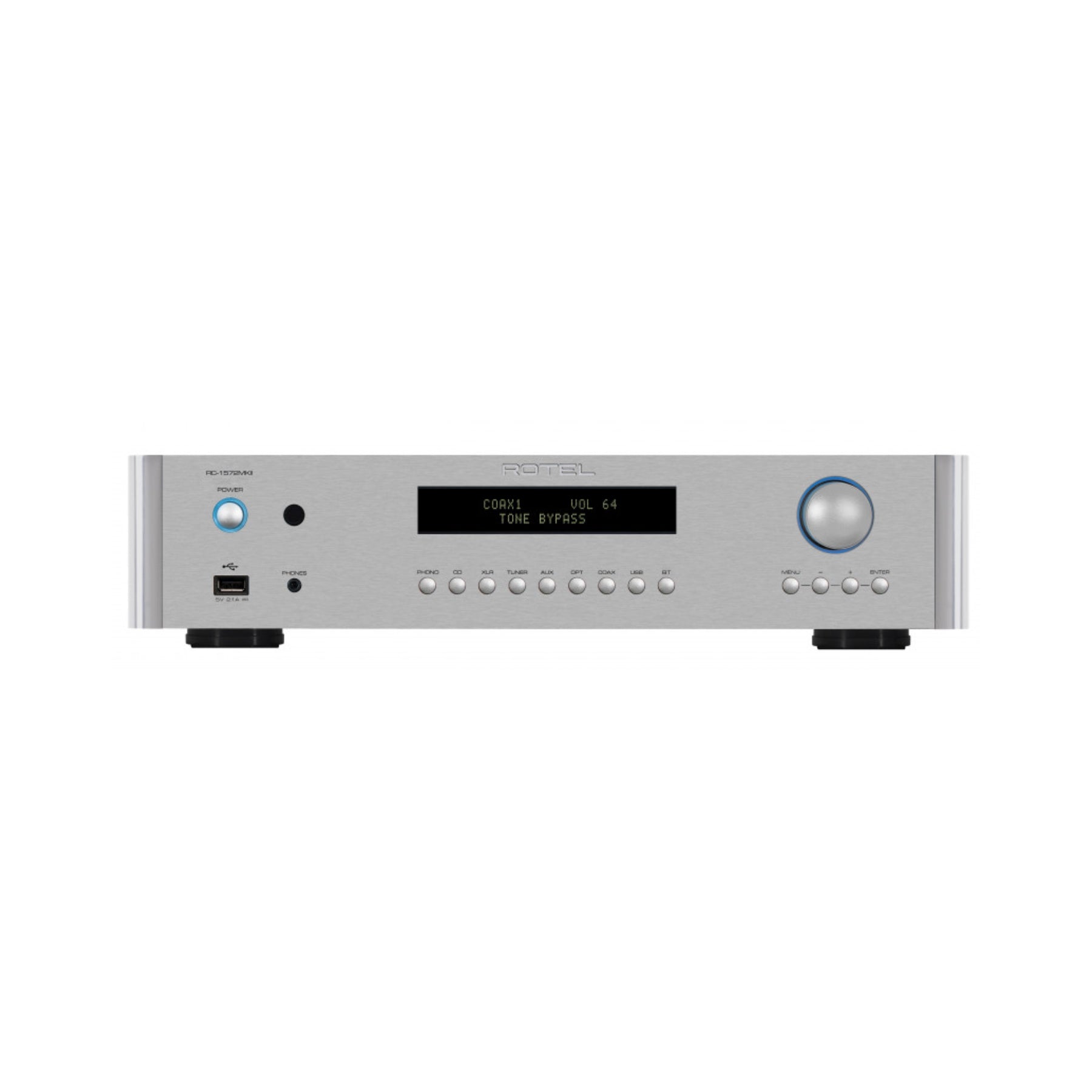 Rotel RC1572MK2 High-End Stereo Preamplifier - Premium Audio Equipment for Home Theater & Music Systems - Perfect for Audiophiles & Hi-Fi Enthusiasts