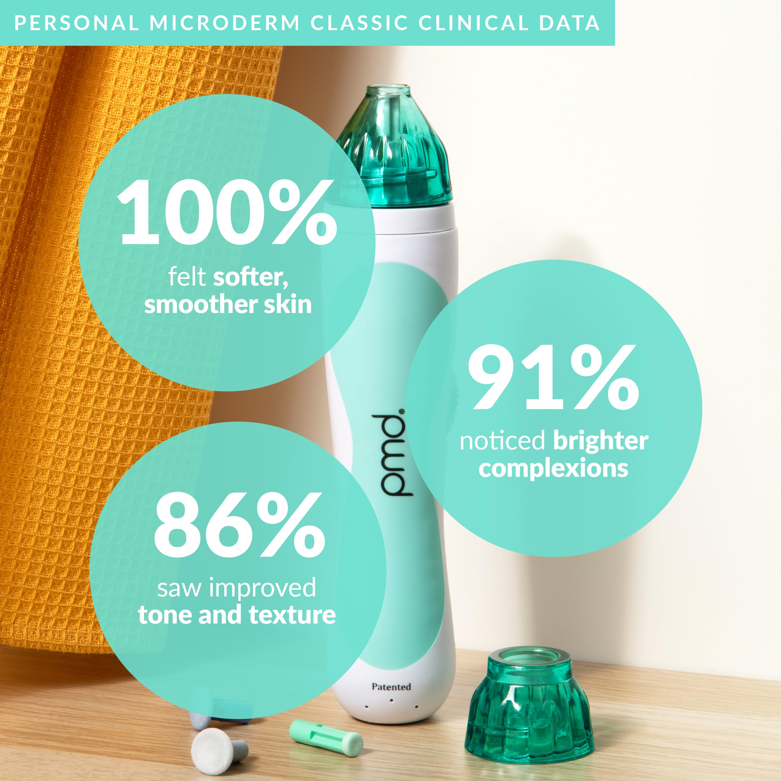 PMD Personal Microderm Classic - At-Home Microdermabrasion Machine Kit for Face & Body Exfoliation | Anti-Aging & Skin Renewal Treatment | Perfect for Acne Scars, Wrinkles & Uneven Skin Tone | Spa-Quality Skincare at Home