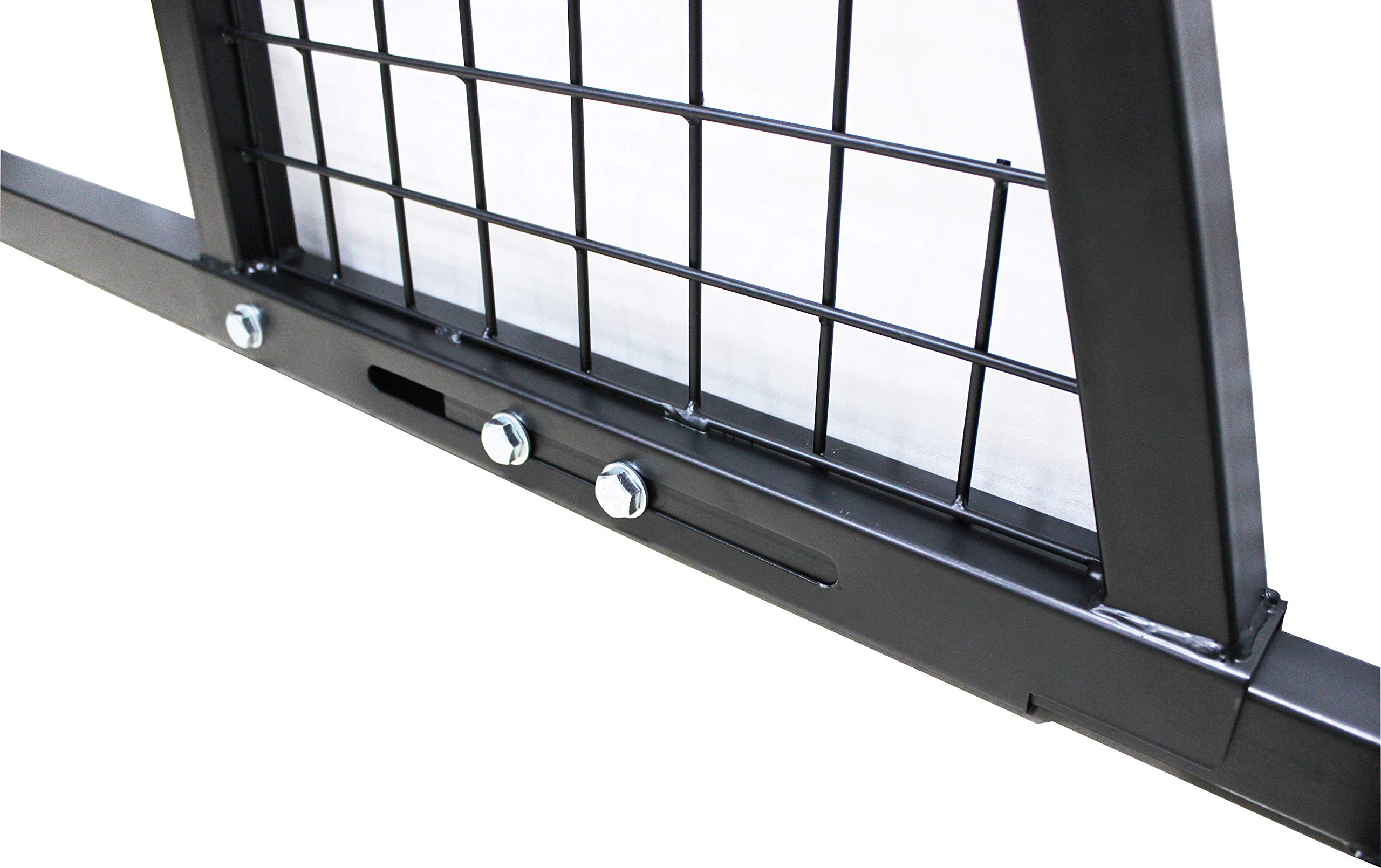 MaxxHaul 50257 Heavy Duty Adjustable Steel Truck Bed Headache Rack - Universal Fit for Pickup Trucks, Secure Cargo Protection & Enhanced Safety - Perfect for Hauling, Construction & Off-Road Adventures