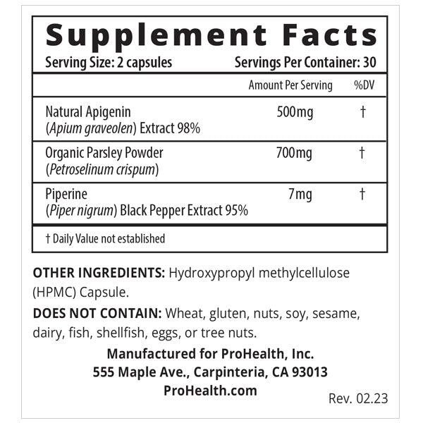 Premium Full Spectrum Apigenin Supplement | Natural Flavonoid for Stress Relief & Sleep Support | Vegan, Non-GMO | Ideal for Relaxation, Nighttime Routine & Wellness
