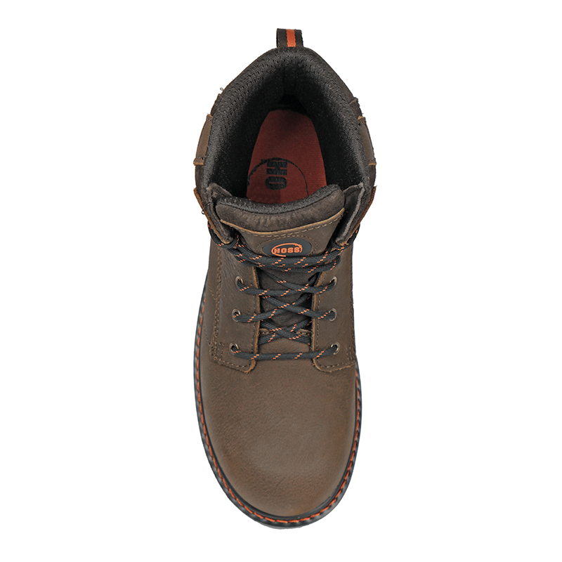 Carson 6 Inch Soft Toe Work Boots for Men - Lightweight Comfortable Safety Shoes for Construction, Hiking & Outdoor Work - Waterproof Non-Slip Durable Work Boots