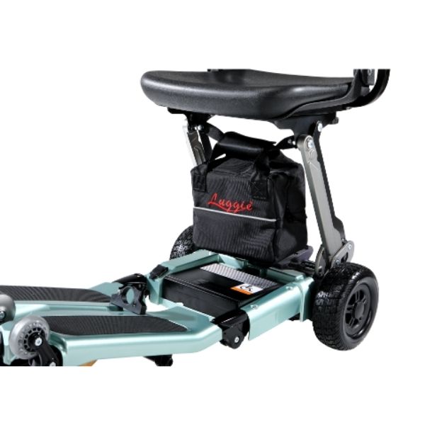 FreeRider USA Luggie Super Plus 3 Folding Mobility Scooter - Lightweight & Portable Electric Scooter for Seniors & Adults - Perfect for Travel, Shopping & Outdoor Adventures