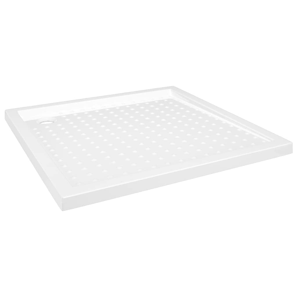 Modern ABS White Shower Base Tray with Non-Slip Dots - 31.5
