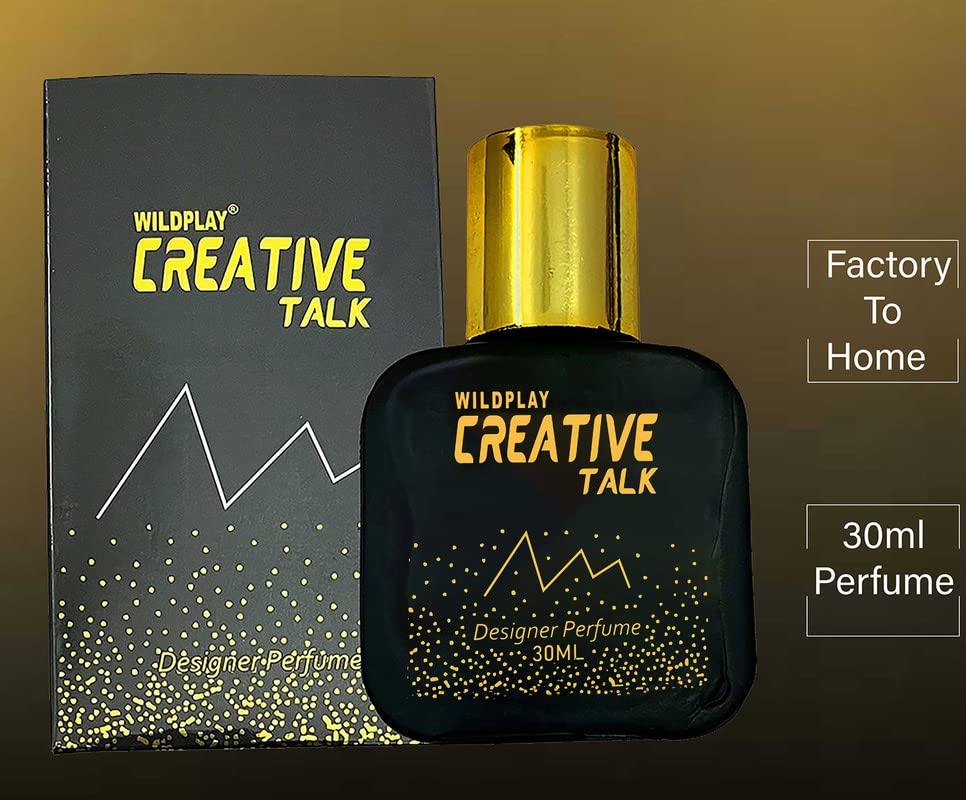 Wildplay Creative Talk 30ml Perfume Spray for Women - Long Lasting Floral Fragrance, Perfect for Daily Wear, Date Night & Special Occasions