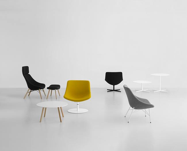 Lapalma Auki S112 Modern Lounge Chair - Mid-Century Design, Ergonomic Comfort for Living Room, Office & Reading Nook