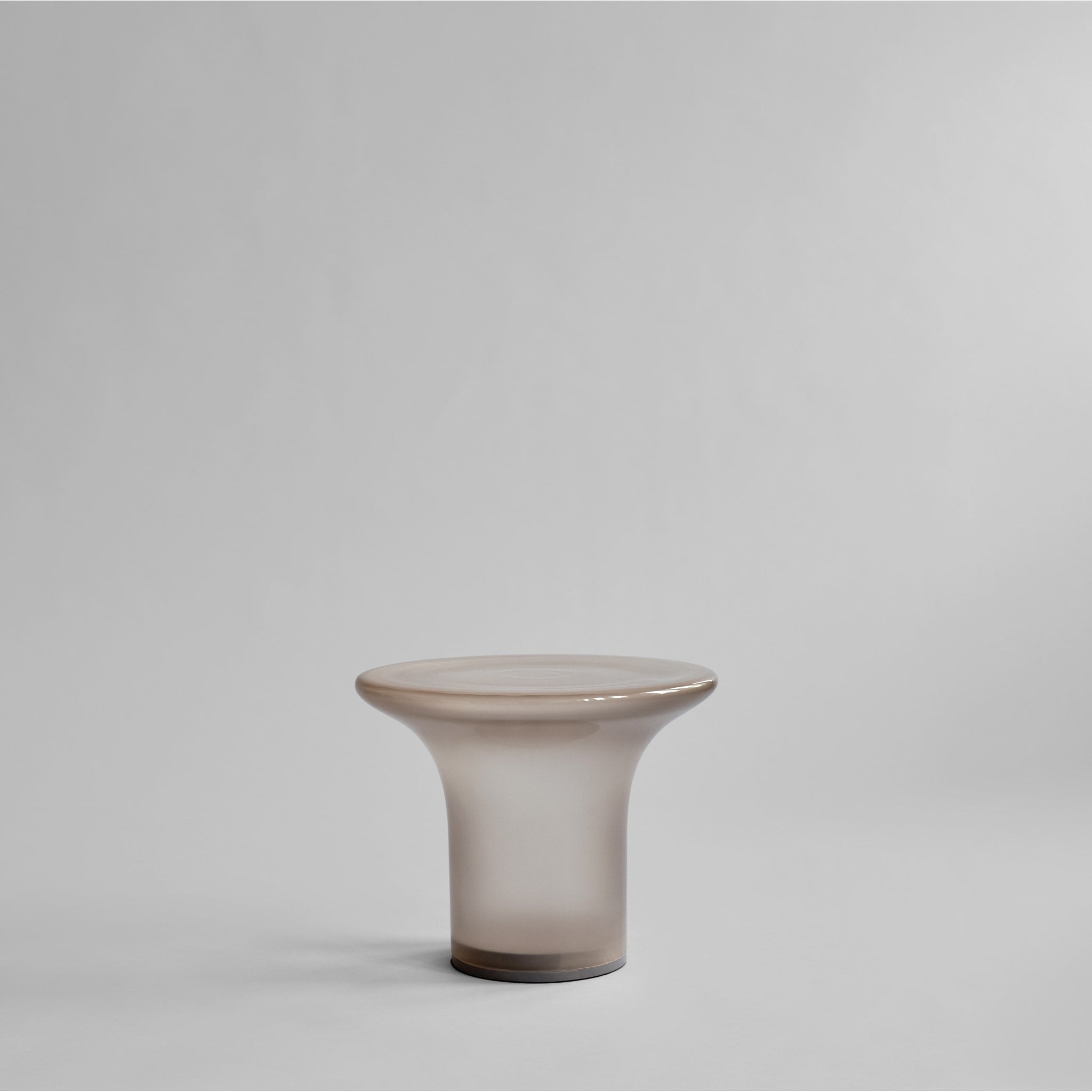PRE ORDER 101 COPENHAGEN Trumpet Table - Low Coffee Table 35cm Height in Smoked Desert Finish - Perfect for Living Room, Lounge & Modern Home Decor