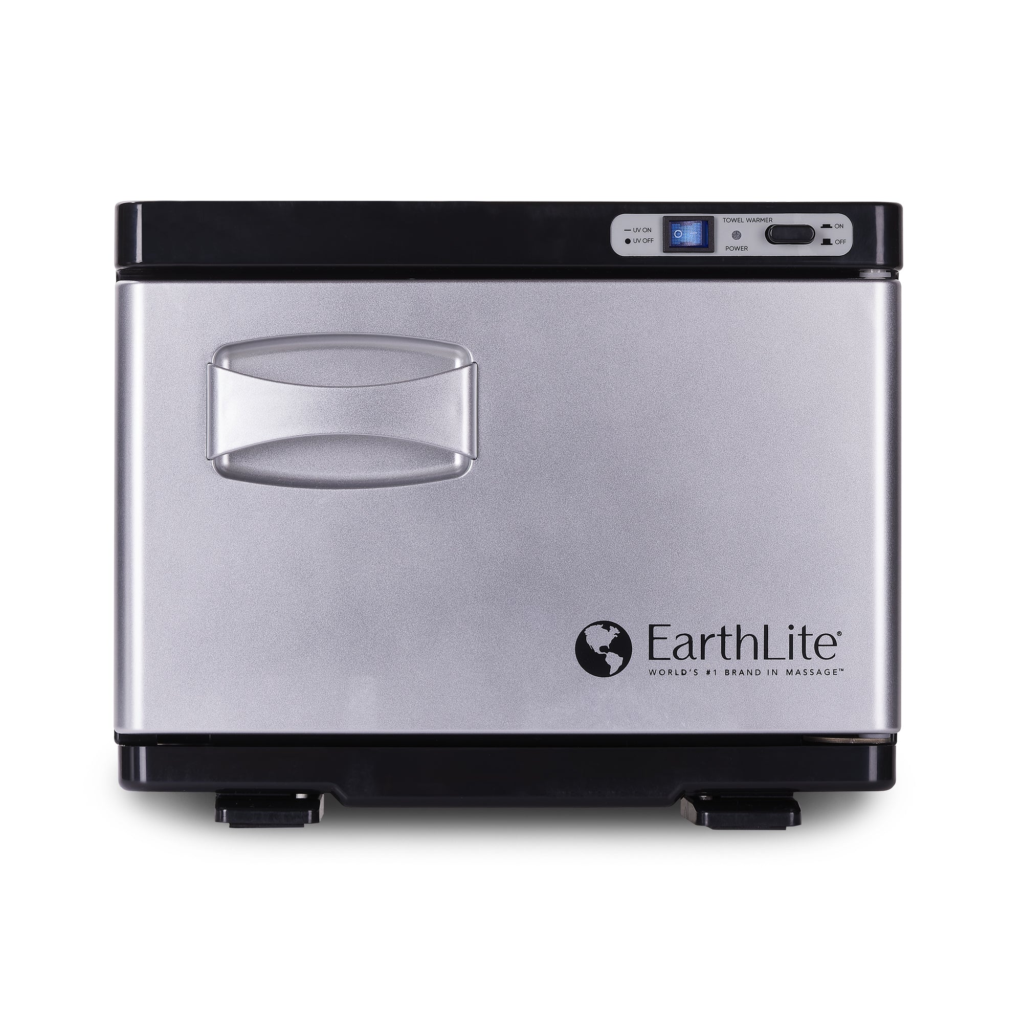 Earthlite UV Hot Towel Cabinet Mini - Compact Black Towel Warmer for Salon & Spa | Perfect for Facial Treatments, Massage Therapy & Professional Use