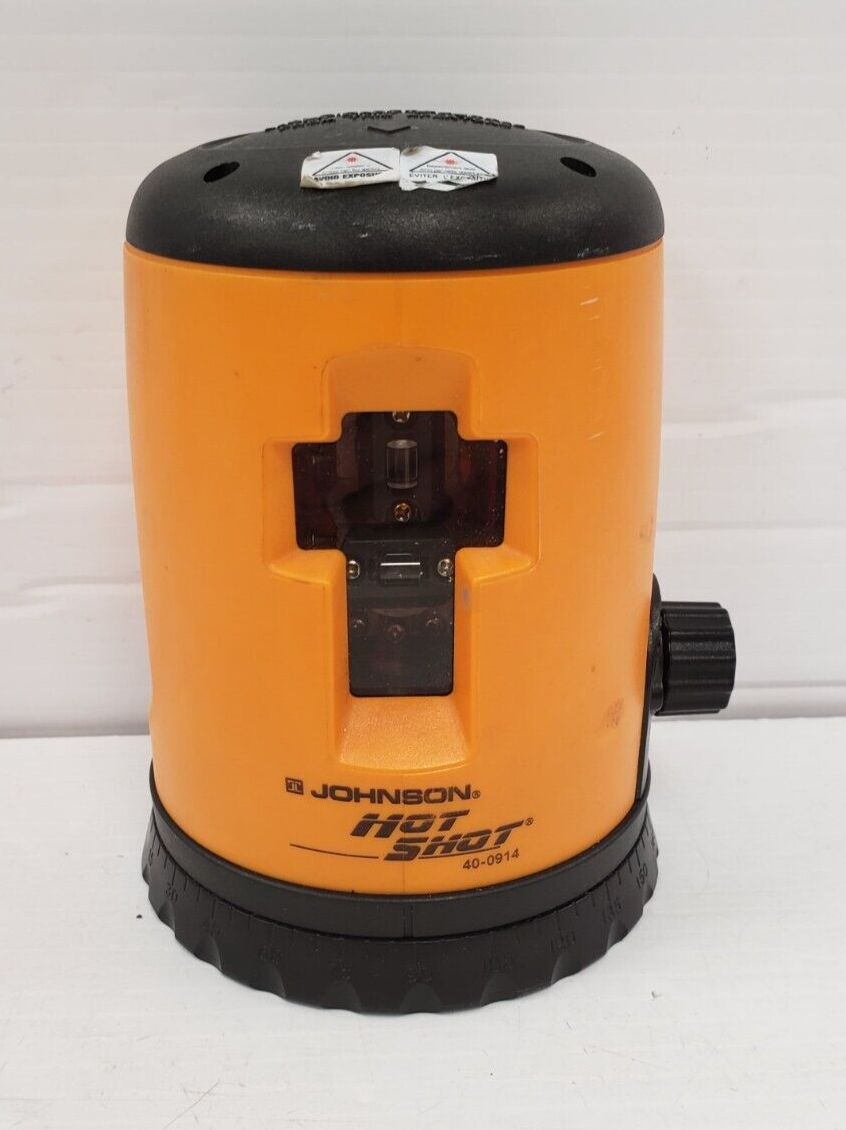 Johnson 40-0914 Self-Leveling Cross-Line Laser Level with 360° Rotation - Perfect for Construction, Home Renovation, and DIY Projects