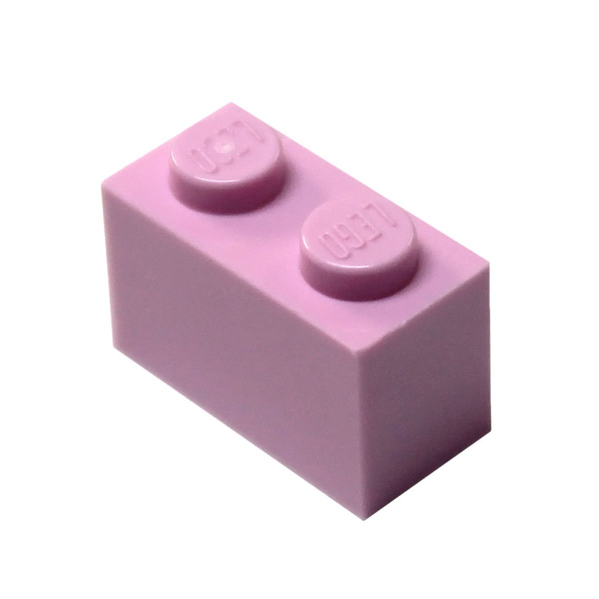 LEGO 1x2 Bright Pink (Light Purple) Bricks - Pack of 100 Pieces | Perfect for MOC Building, LEGO Creations & DIY Projects