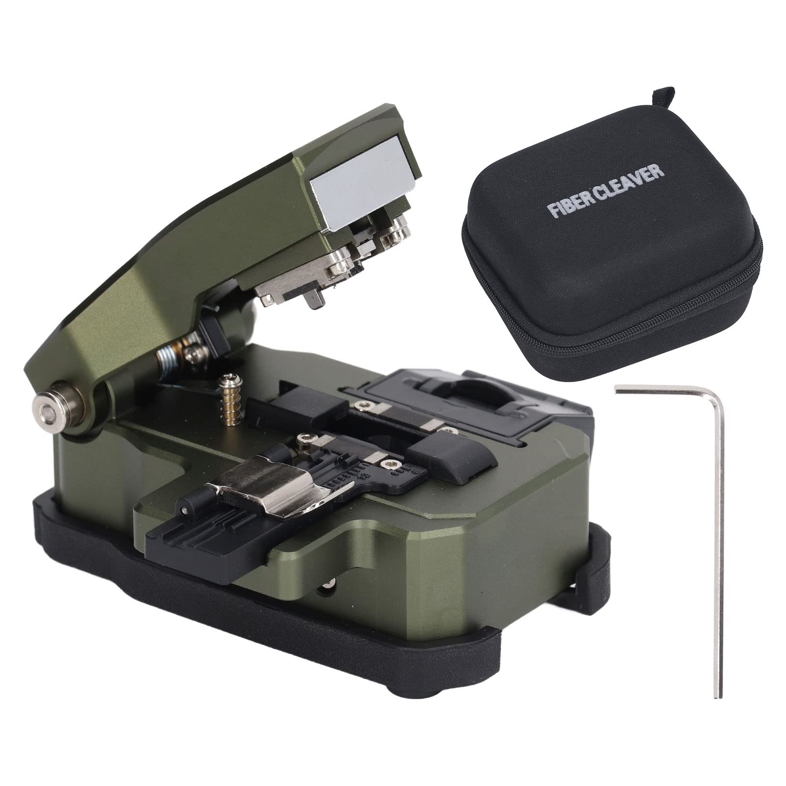 AUA X8 Mini One Step Fiber Optic Cleaver - Fully Automatic Optical Fiber Cutter with Hex Screwdriver & 0.5° Cut Angle for 0.25mm/0.9mm Cables - Perfect for Telecom, Data Centers & Network Installations