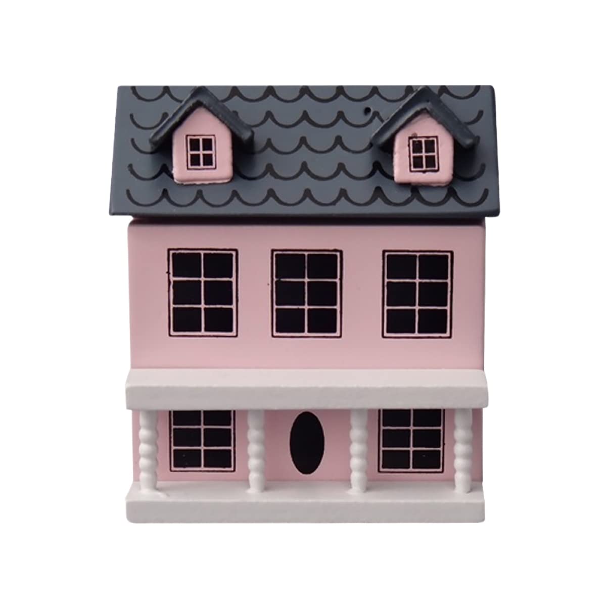 Miniature Wooden Dollhouse Kit - DIY Christmas Village House Model for Kids & Collectors | Perfect for Holiday Decor, Gift Giving & Creative Play