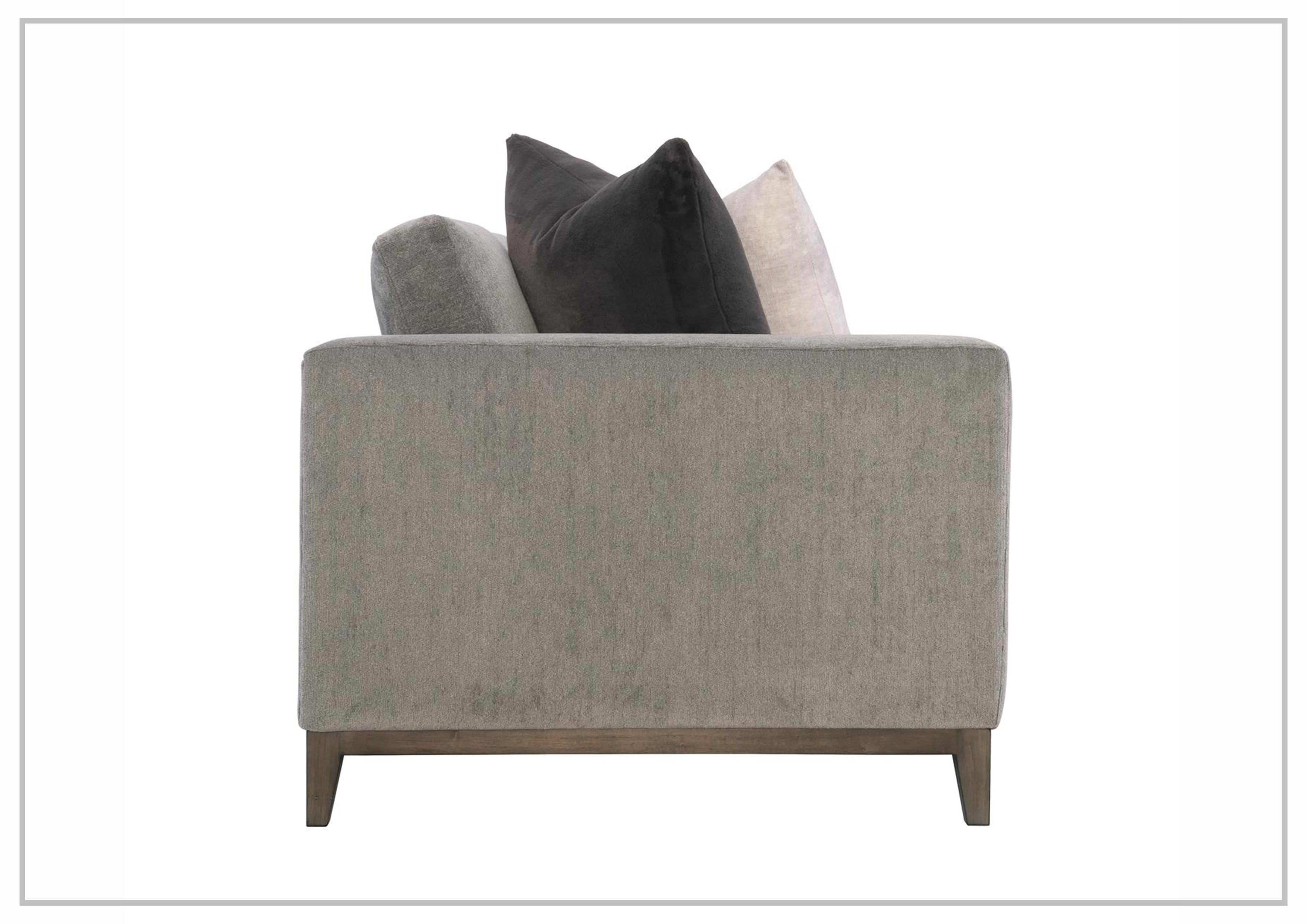 Bernhardt Noel Fabric Sofa with Plush Feather Down Cushion - Comfortable Modern Living Room Furniture for Home & Office Relaxation
