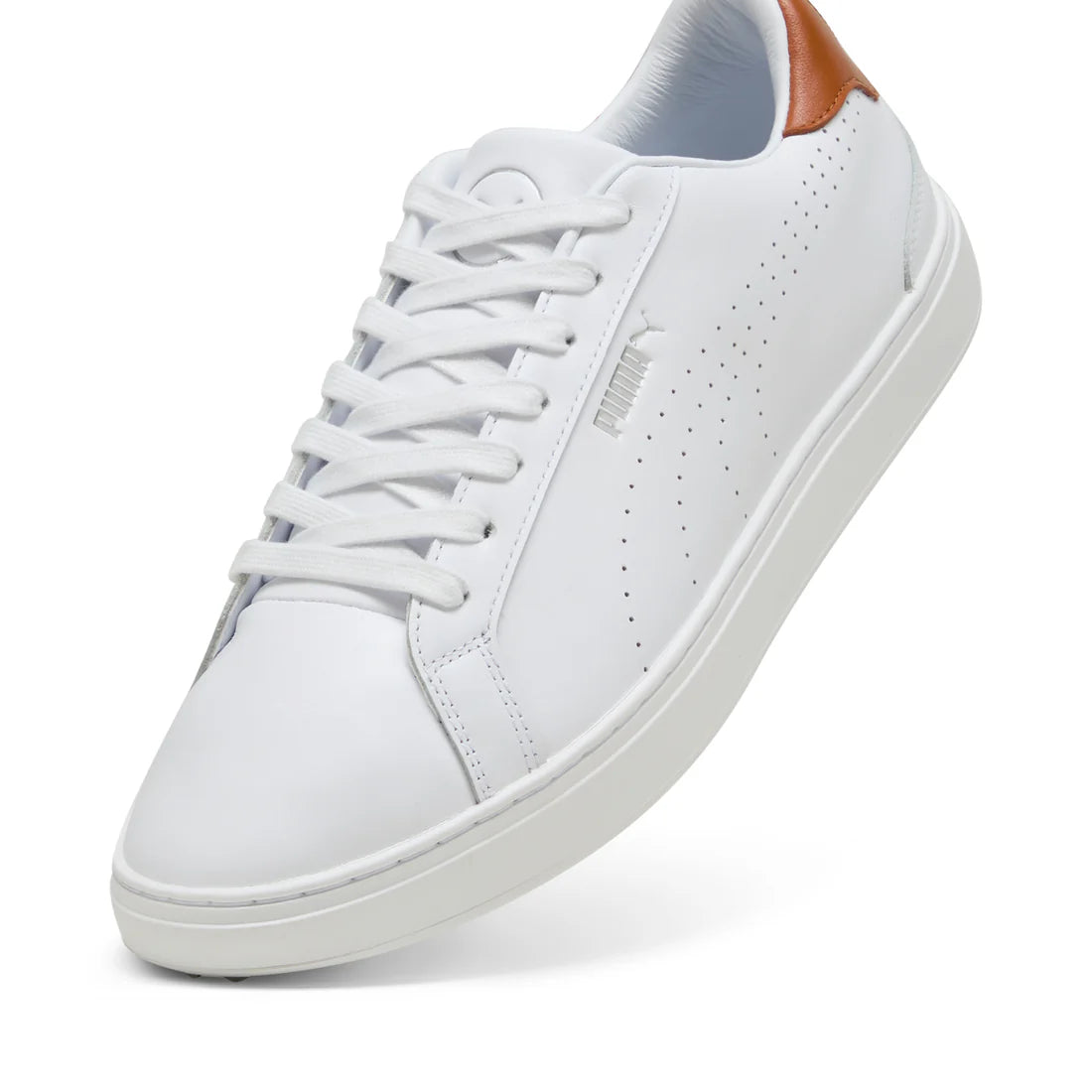Puma Classic G Sneakers for Men - White & Gray Running Shoes for Casual Wear & Gym Workouts